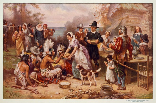 The First Thanksgiving Stagger Shade Co